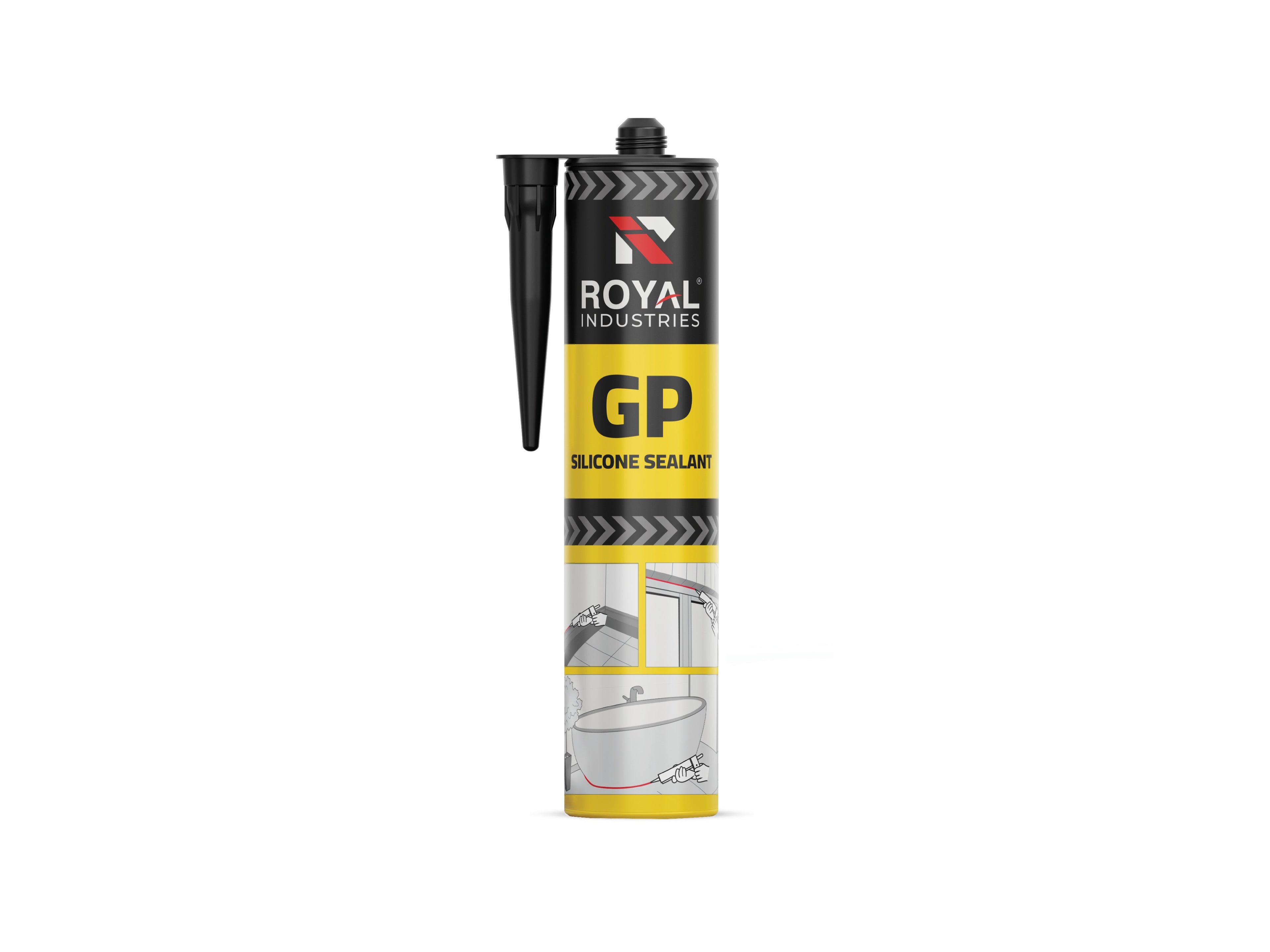 Guardian GP Premium Grade Anti fungal & Anti Bacterial for General Purpose Clear Silicone Sealant