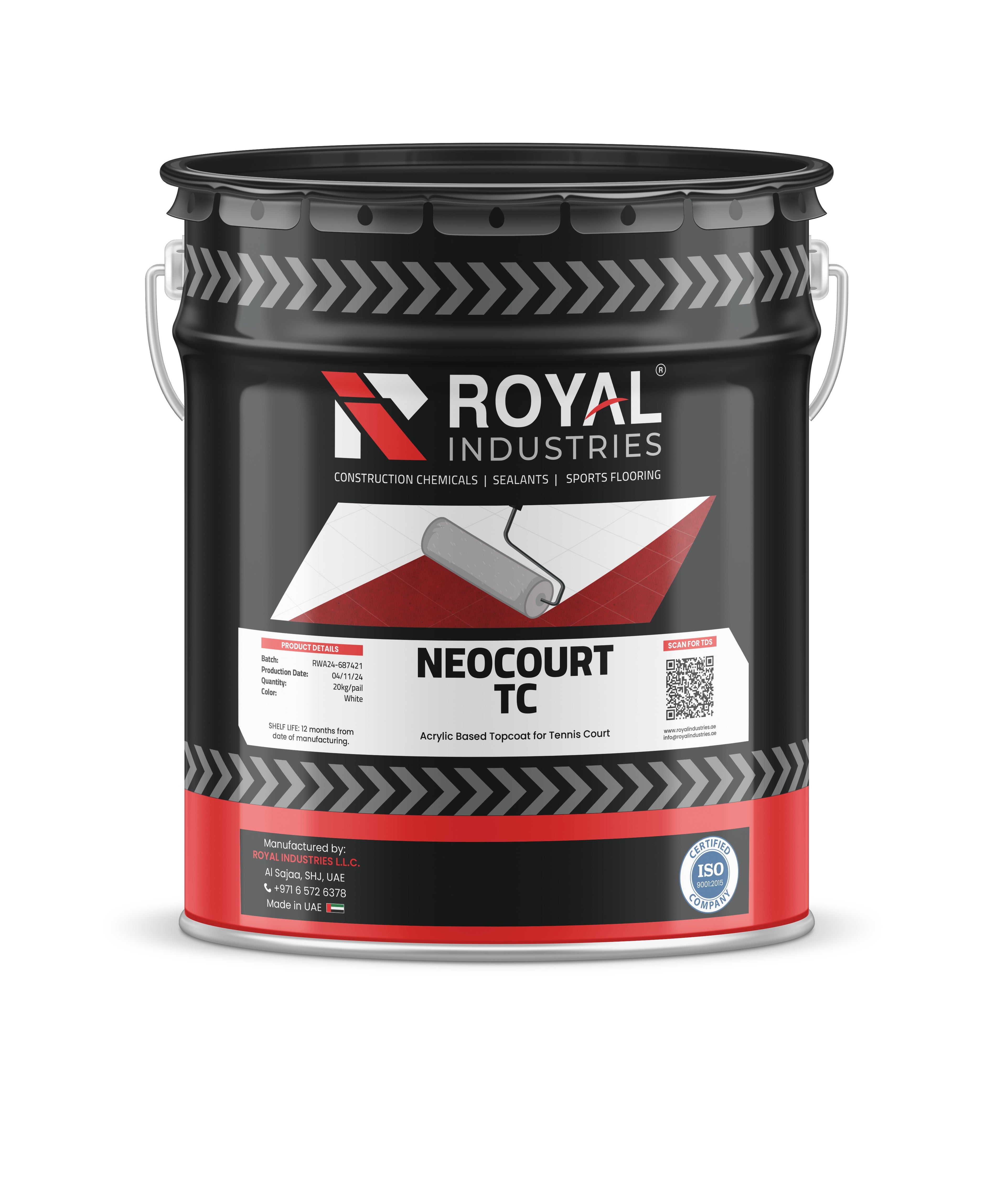 Neocourt TC Acrylic Based Topcoat for Tennis Court