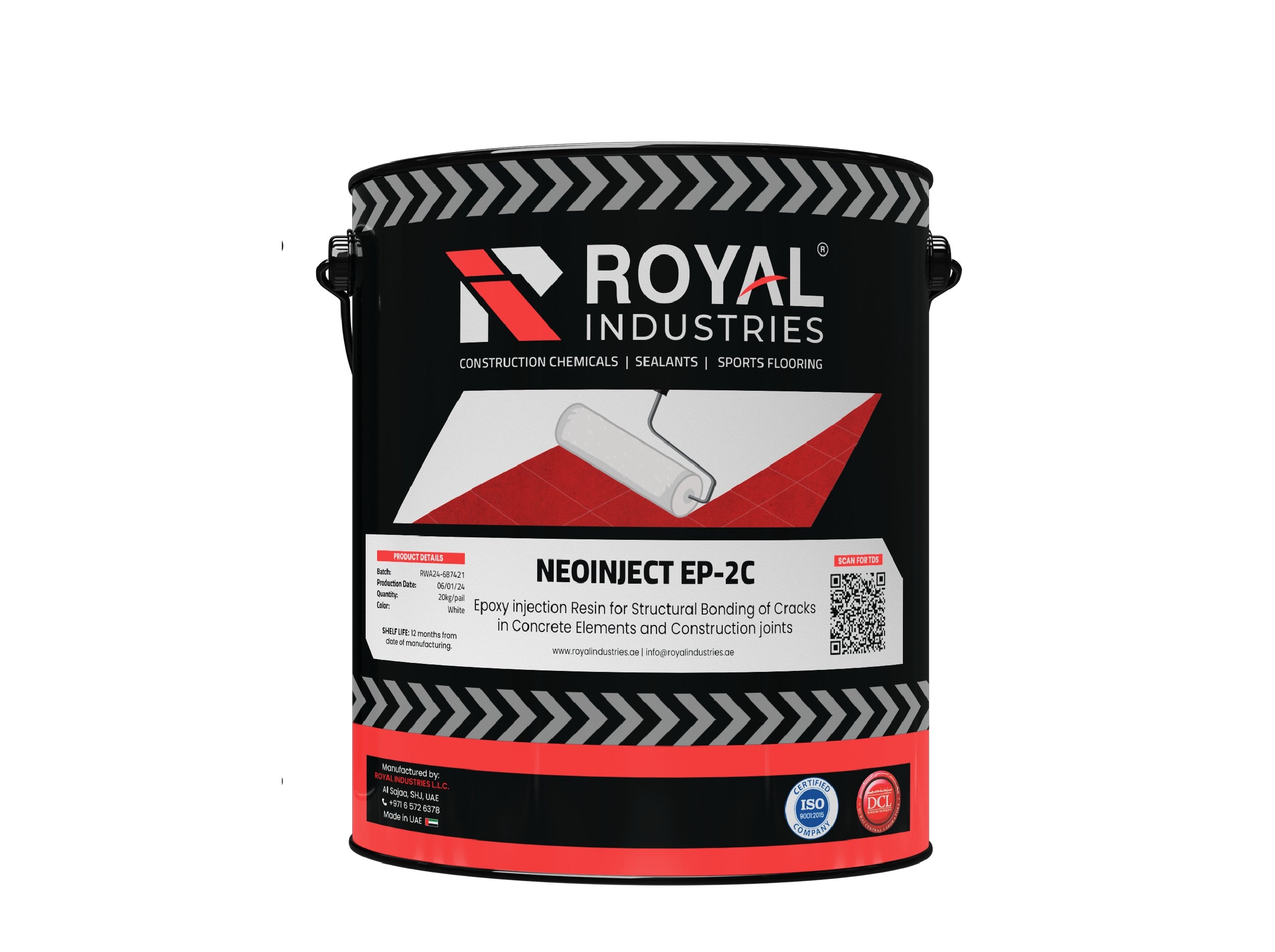 Neoinject EP 2C Epoxy Injection Resin for Bonding and Sealing of Cracks