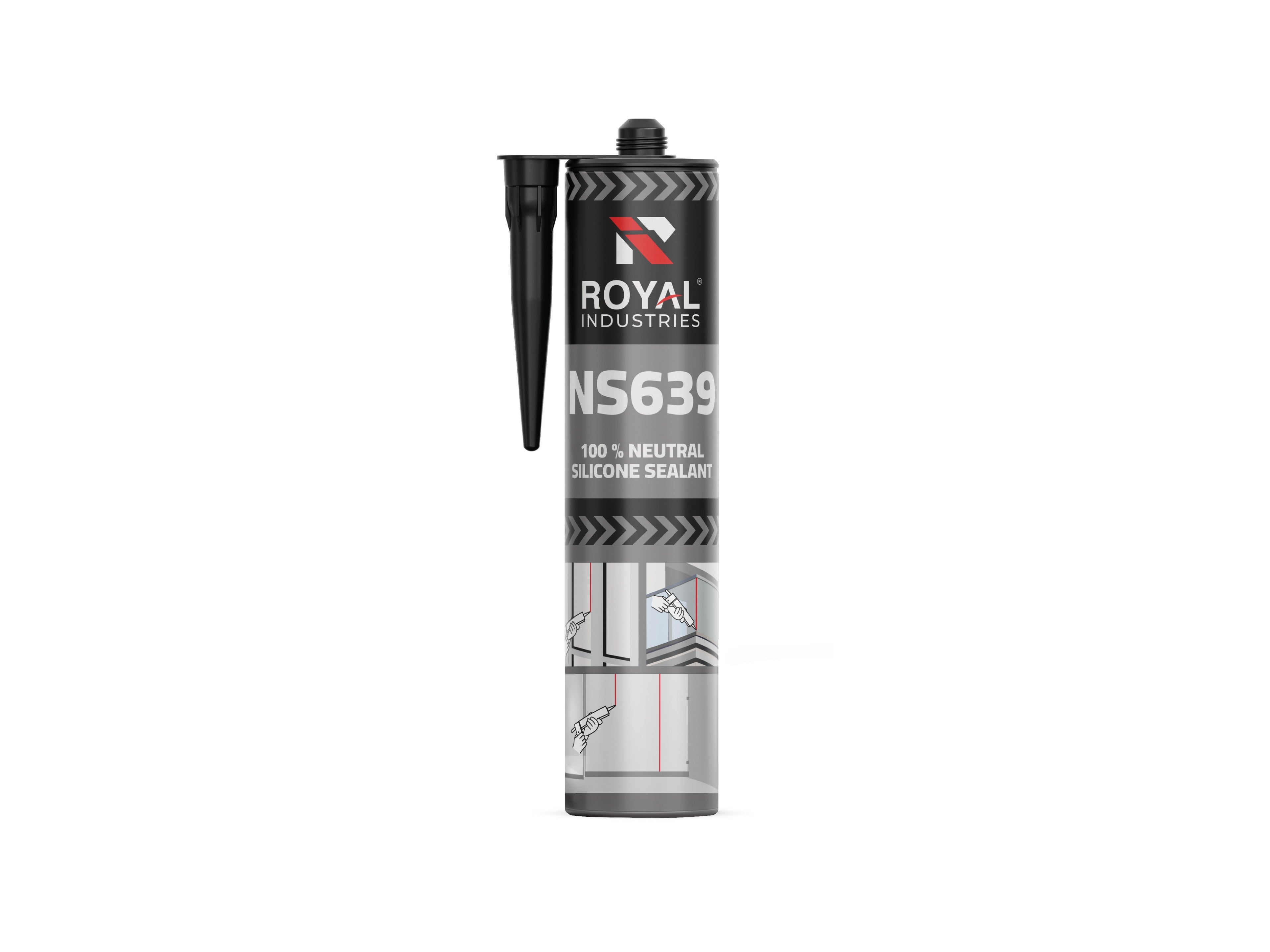 Elements NS639 Neutral Silicone Sealant Translucent 280ml Cartridge