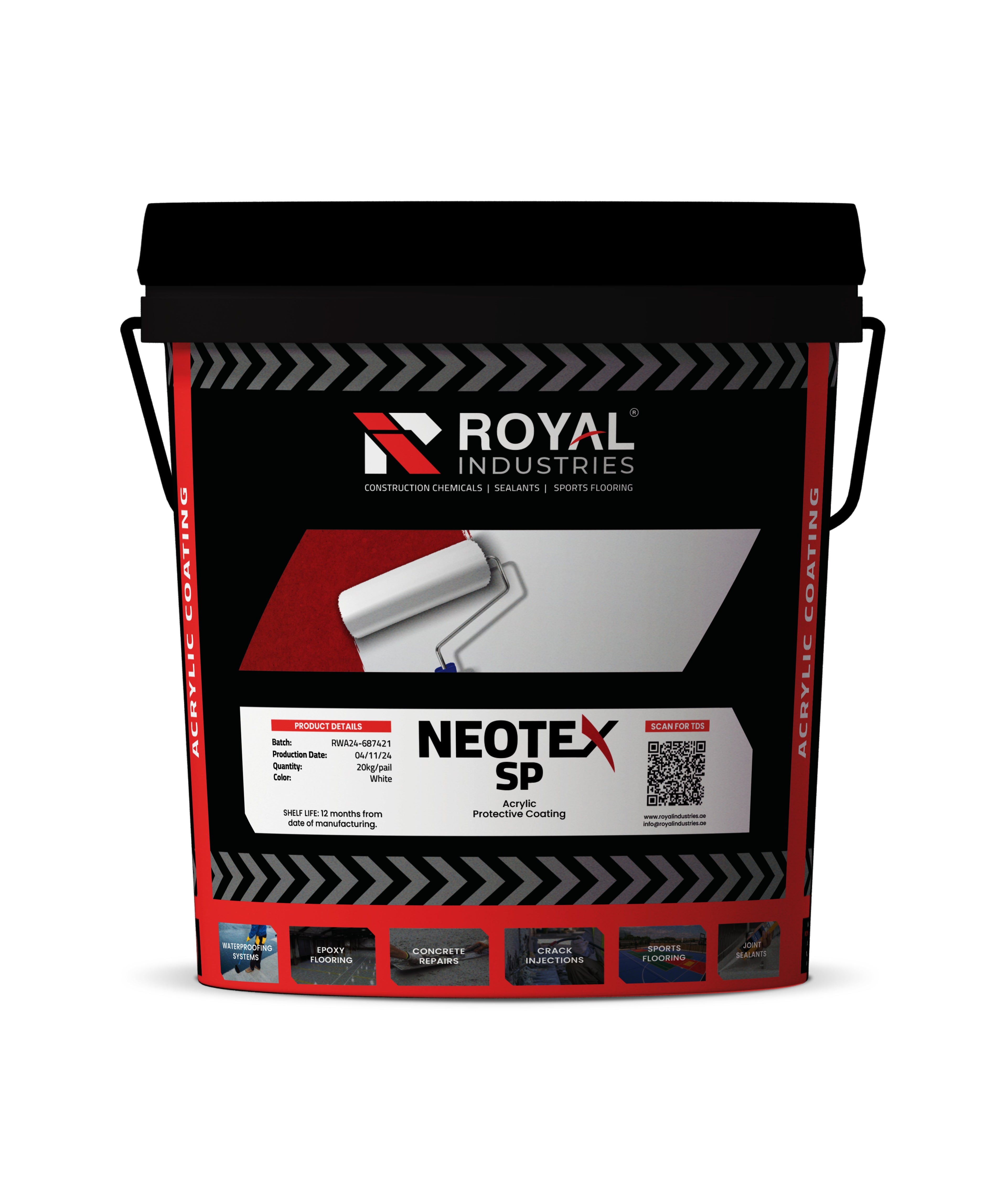 Neotex SP Acrylic Protective Coating (white)